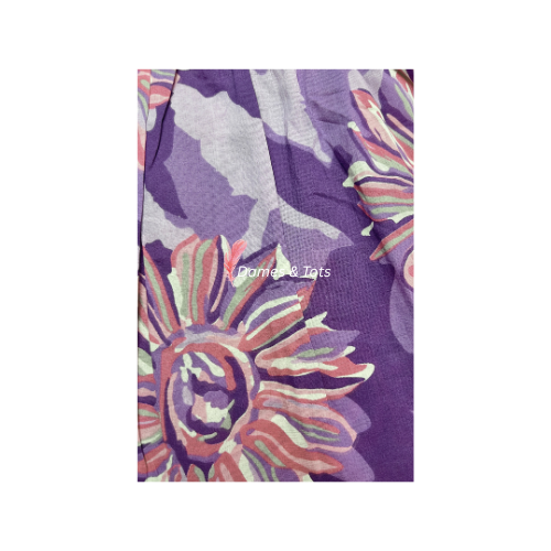 Purple Magical Meadow Sleeveless Frock