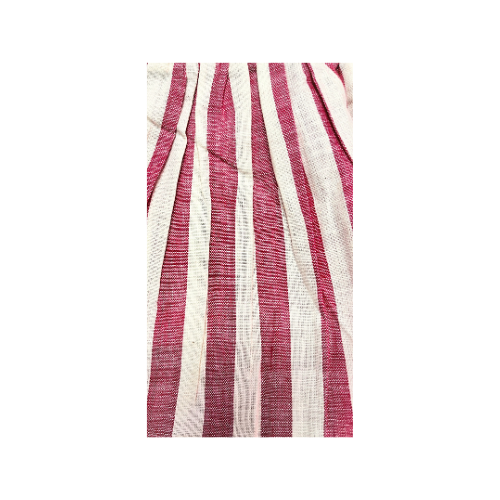 Sunny Stripes Pure Linen Sleeveless Frock