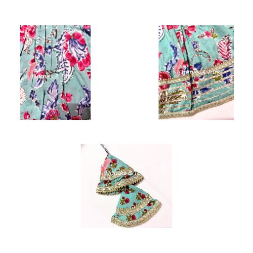 Sleeveless Kurti with Layered Punjabi Pant Dupatta Suit