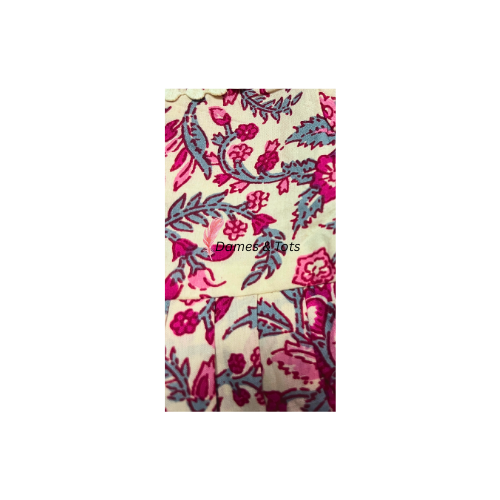 Enchanting Pink Cotton Frock for Your Little Princess