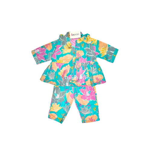 Pure Cotton Floral Co-ord Set for Girls – Breathable Everyday Wear