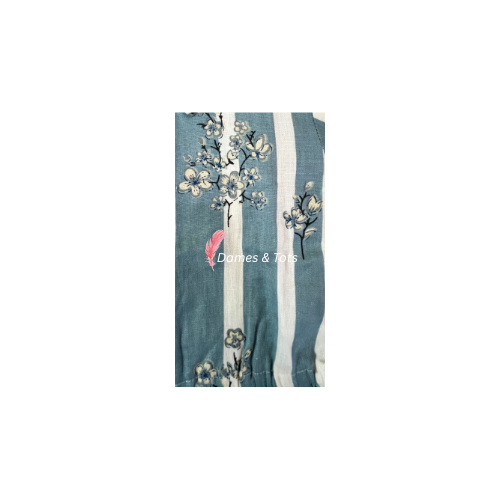 Whimsical Stripes Dress for Little Dreamers