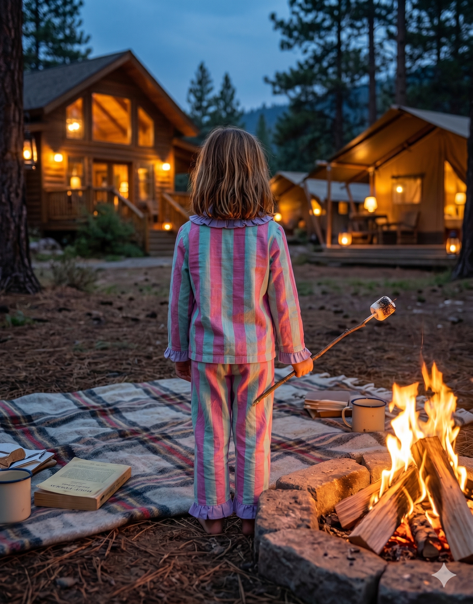 Lavender Stripe Cotton Night Suit for Kids | Soft Sleepwear