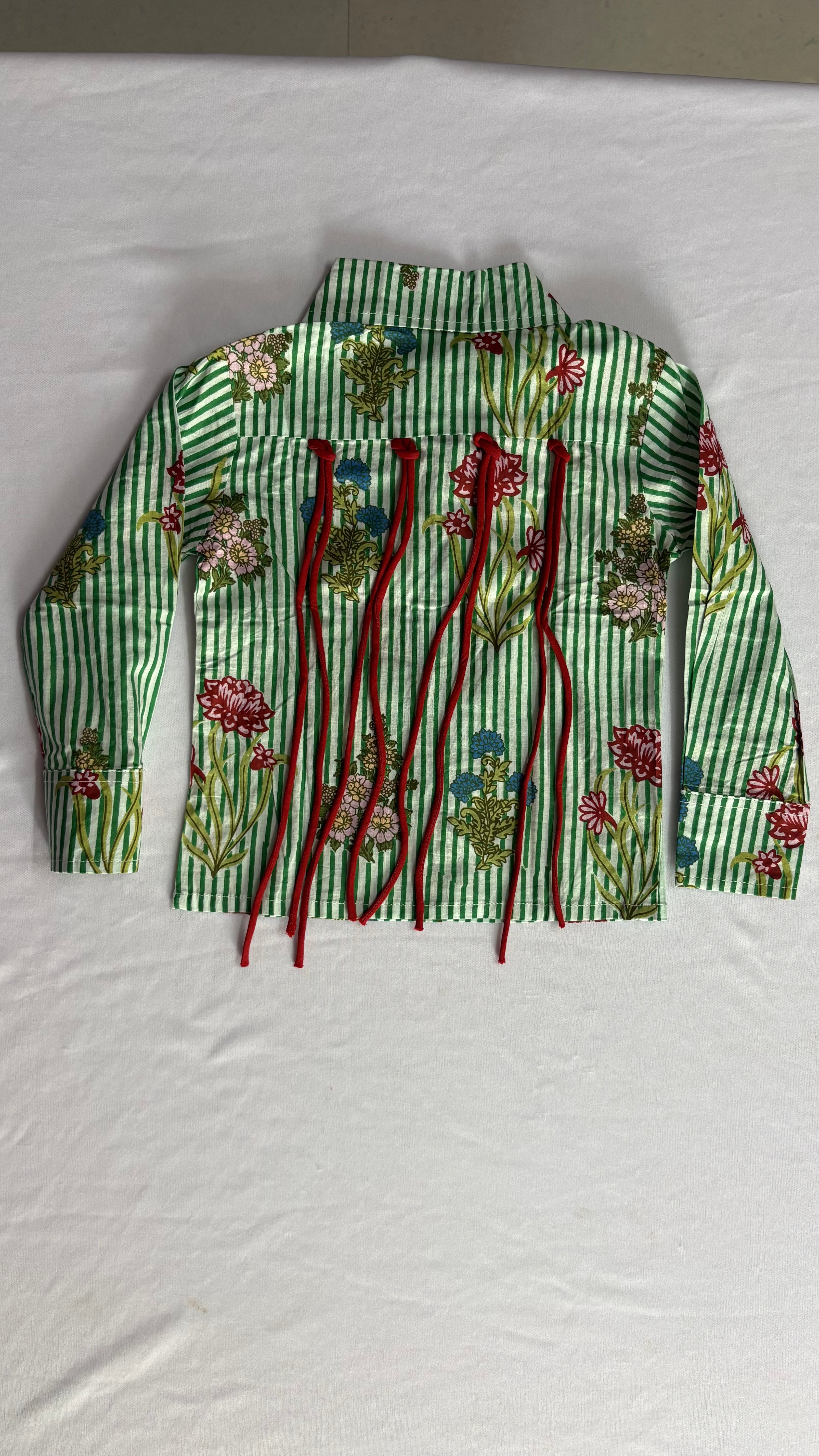 Girls Retro Floral Cotton Co-Ord Set for Kids