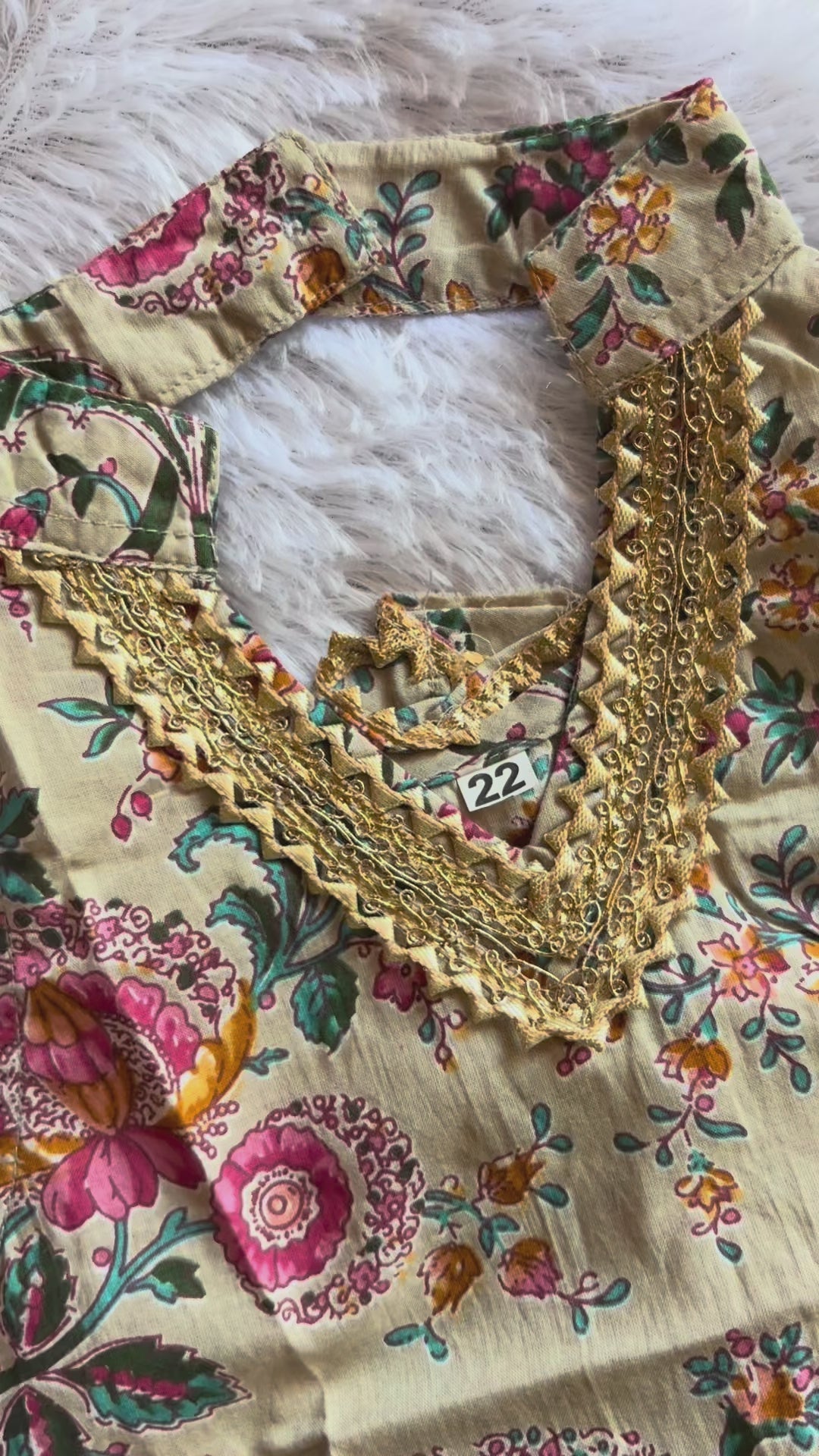 Ivory Blossom Girls Festive Sharara Set with Aqua Blue Dupatta